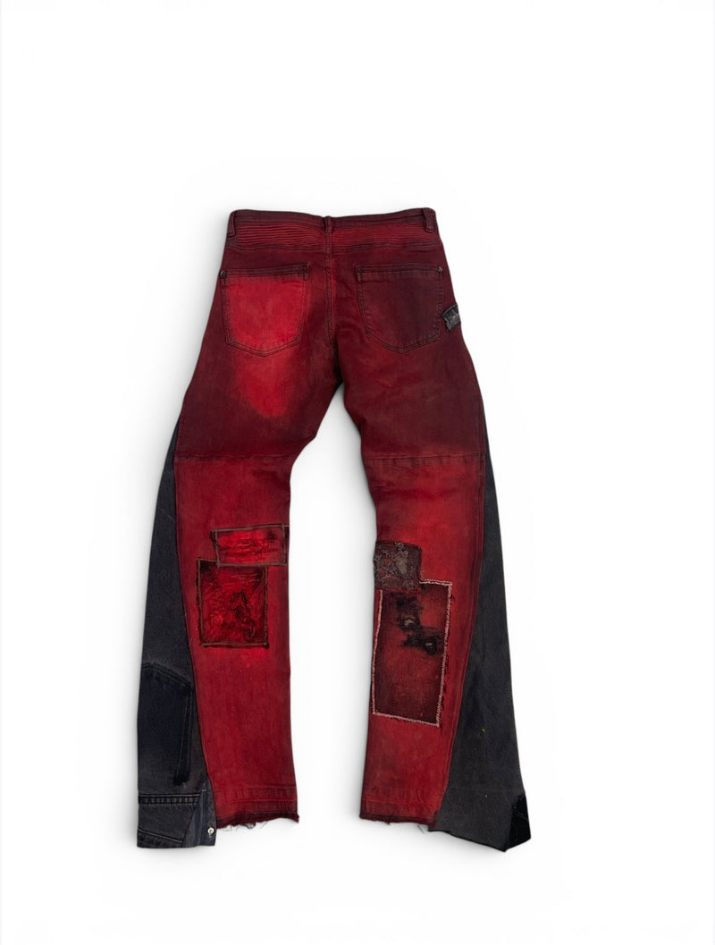 Free-ENDS BIKER PATCH JEANS