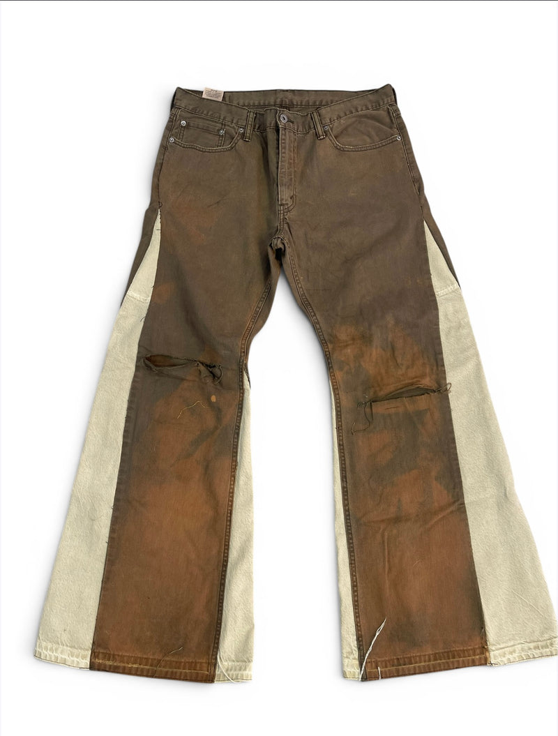 REBEL STAINED FLARE Jeans