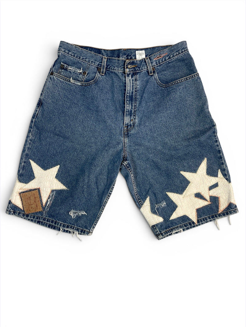 HIS STAR APPLIQUÉ BOX JORTS