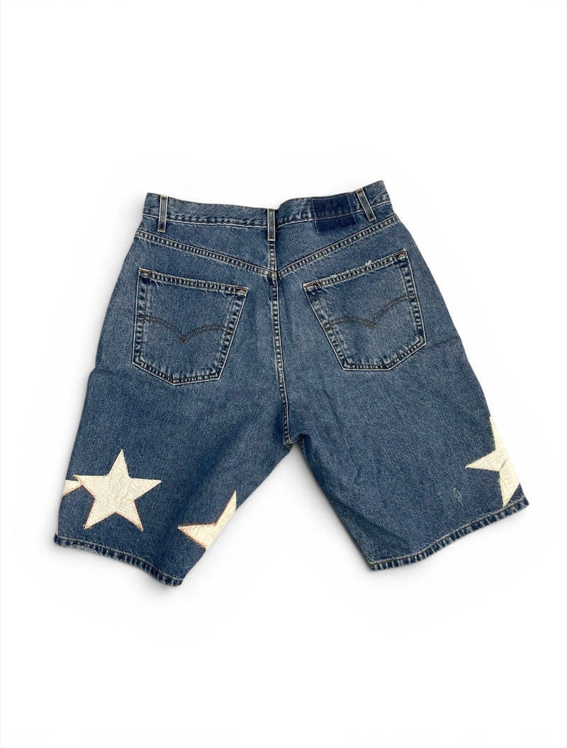 HIS STAR APPLIQUÉ BOX JORTS